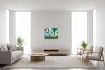 50.2 x 40 cm, MATTE CANVAS ON STRECHER FRAME ,BASEL 15mm,MAPLE NATURAL park