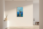 60 x 101.5 cm, MATTE CANVAS ON STRECHER FRAME ,BASEL 15mm,MAPLE NATURAL sea tree