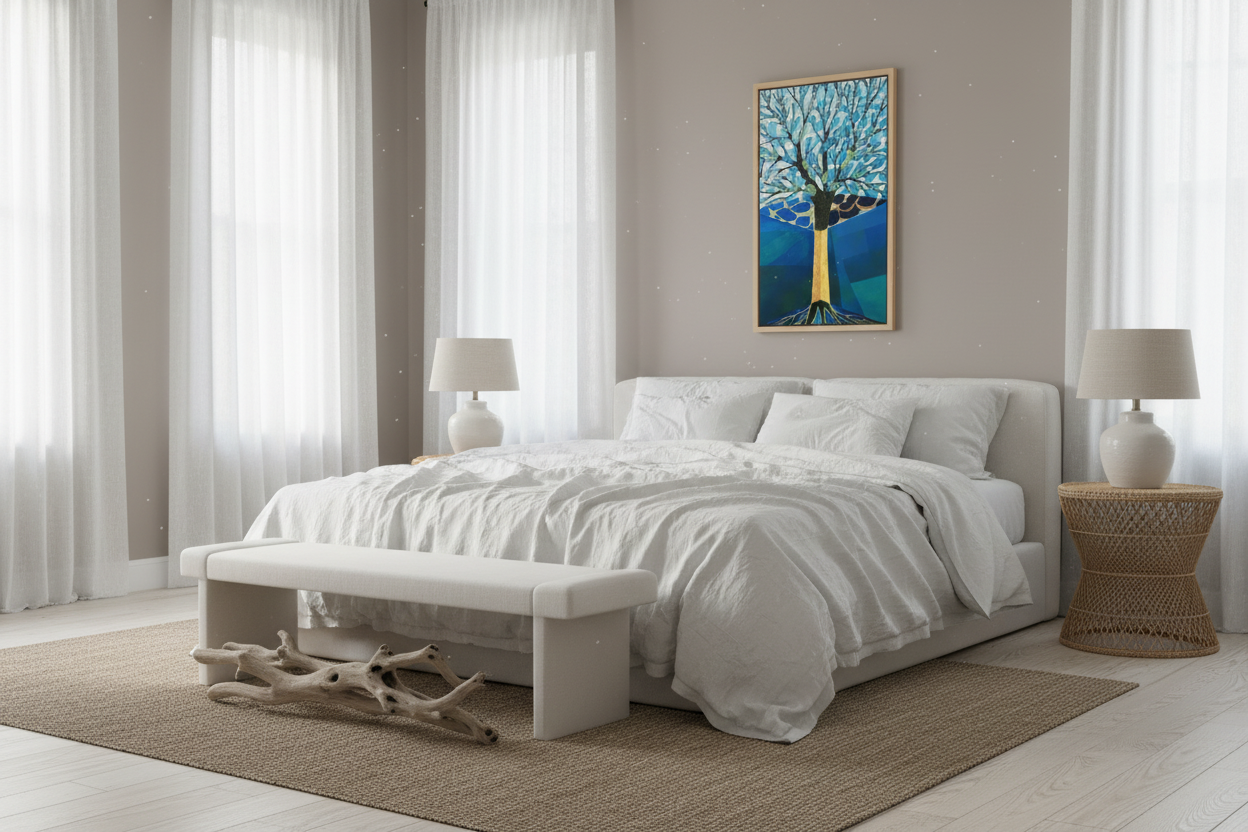 40 x 67.7 cm, MATTE CANVAS ON STRECHER FRAME ,BASEL 15mm,MAPLE NATURAL sea tree